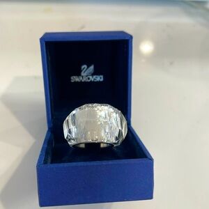 Swarowski authentic crystal ring size 7